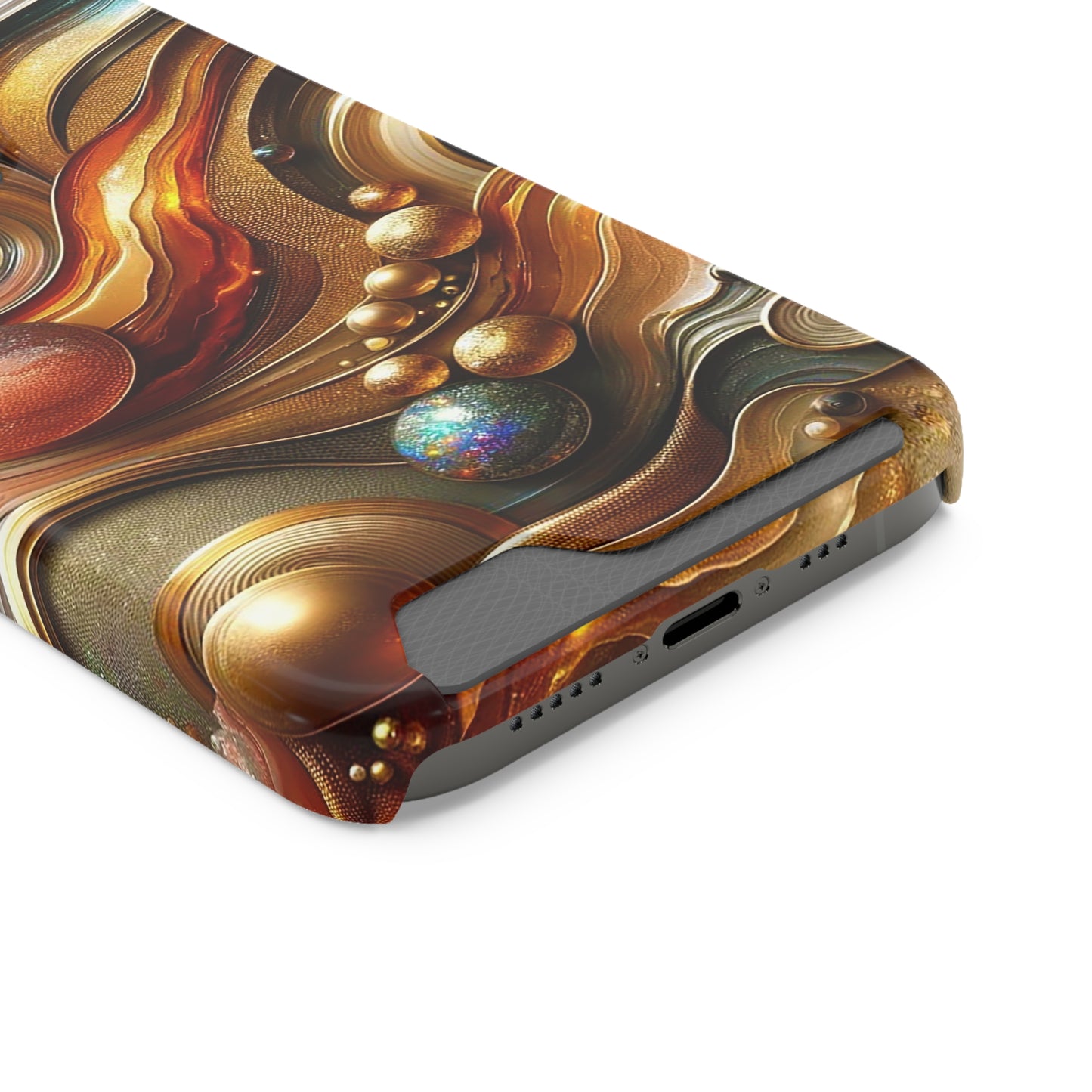 Phone Case with Card Holder - Love's Impact ©2024