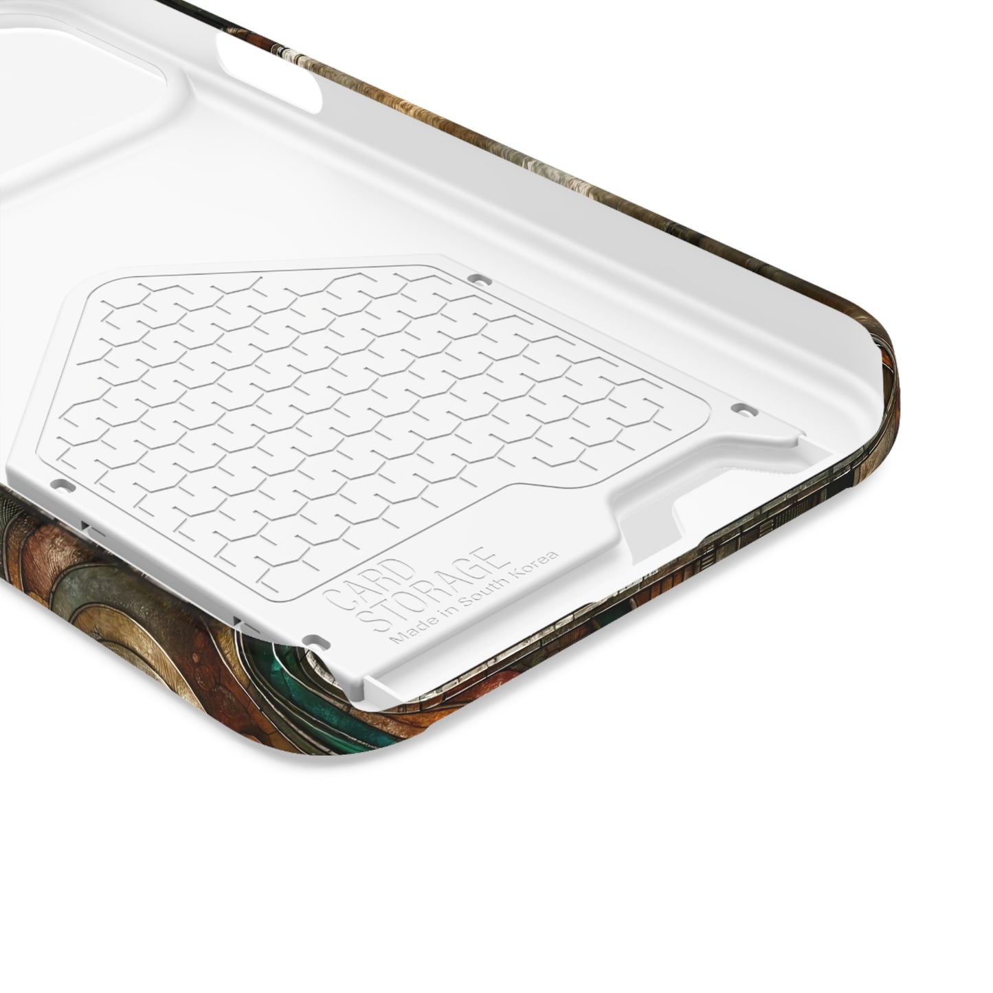 Phone Case with Card Holder - Chromatic Reverie 1 ©2024