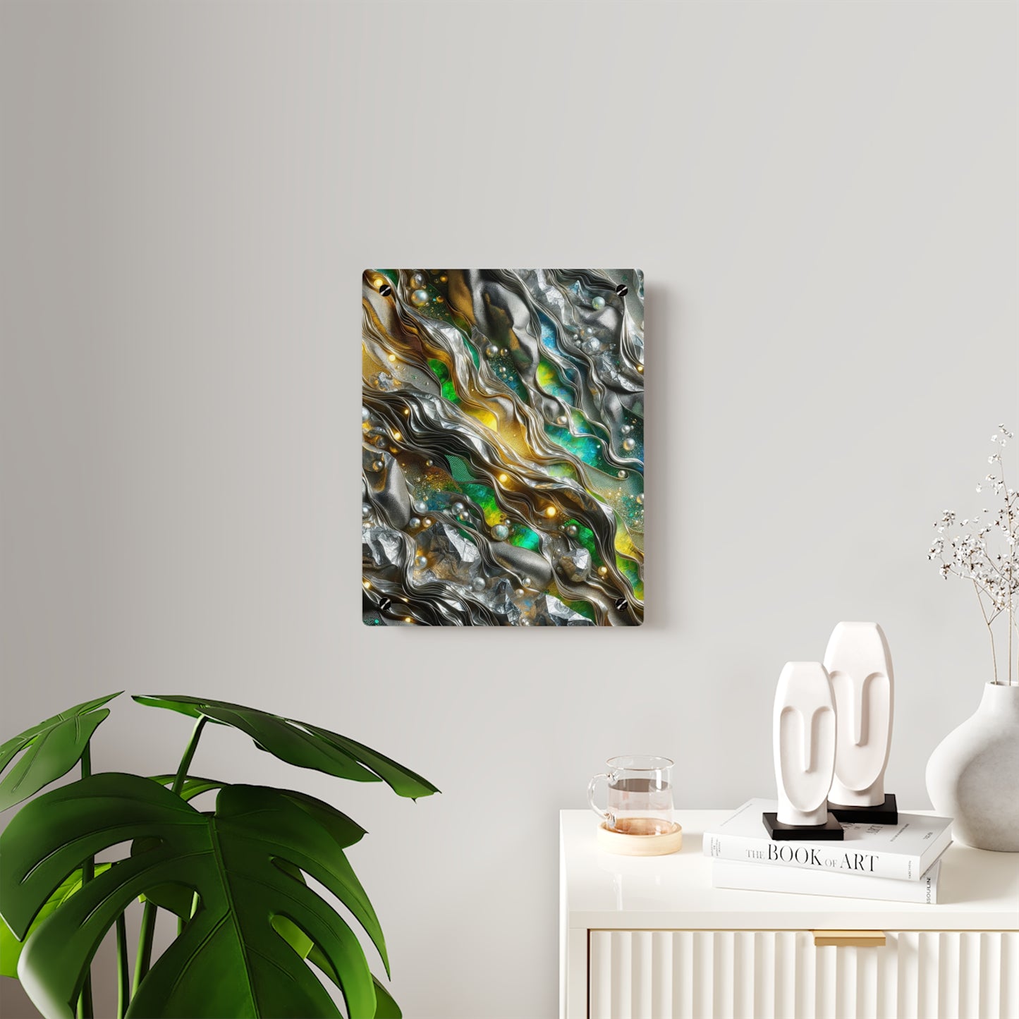 Acrylic Wall Art Panels - Chromatic Ribbons ©2024