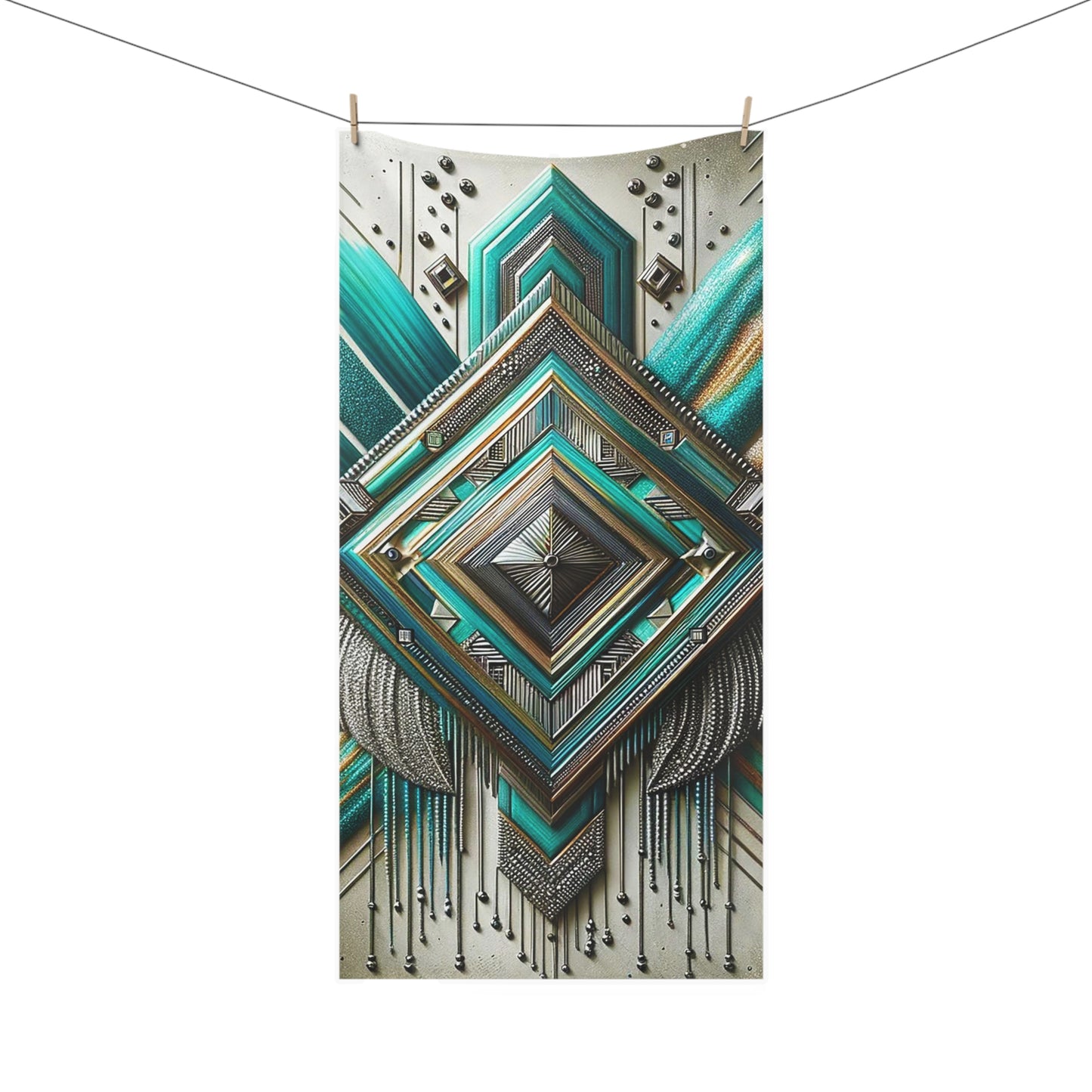 Mink-Cotton Towel - Navajo ©2024