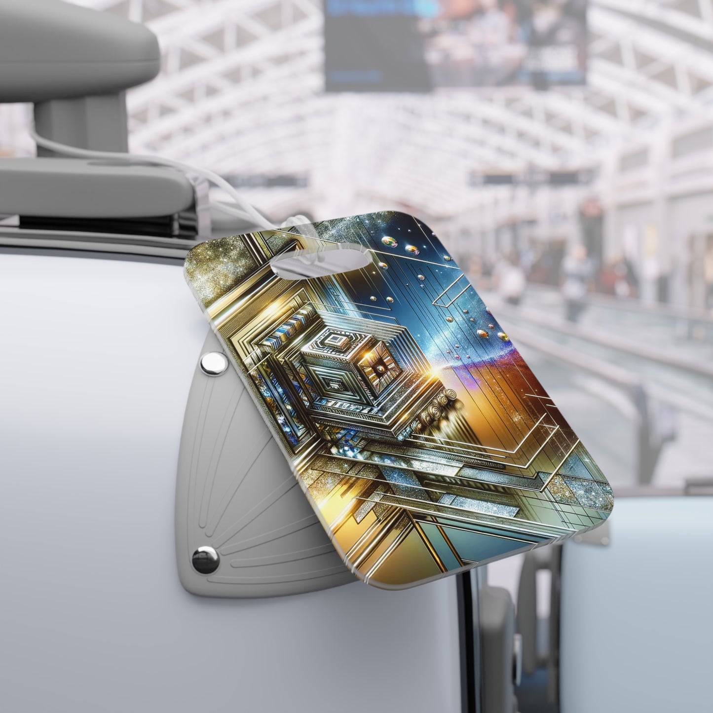 Luggage Tags - Cosmic Cube ©2024