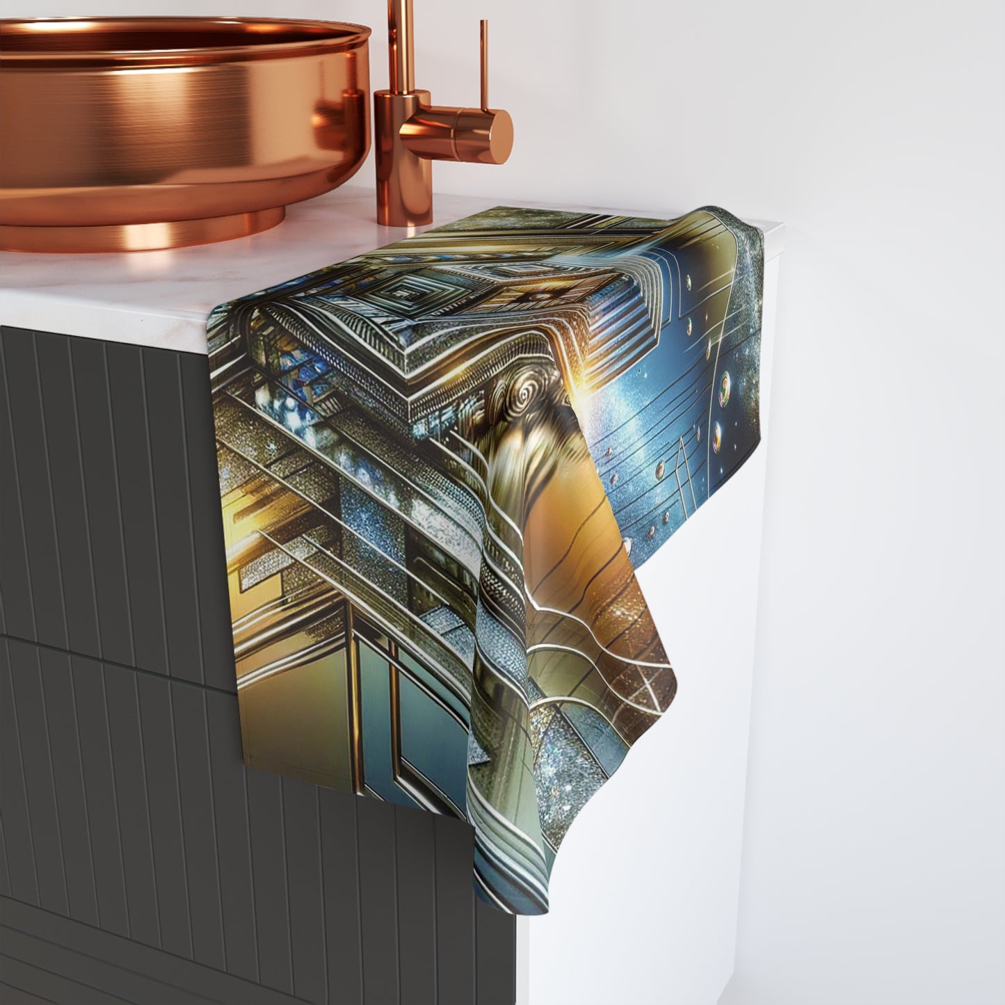 Hand Towel - Cosmic Cube ©2024