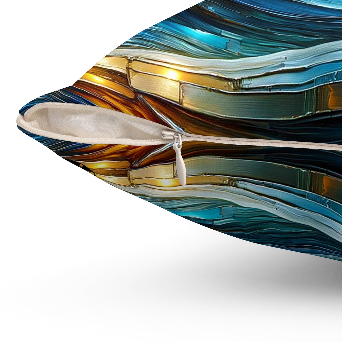 Spun Polyester Square Pillow - Moher ©2024