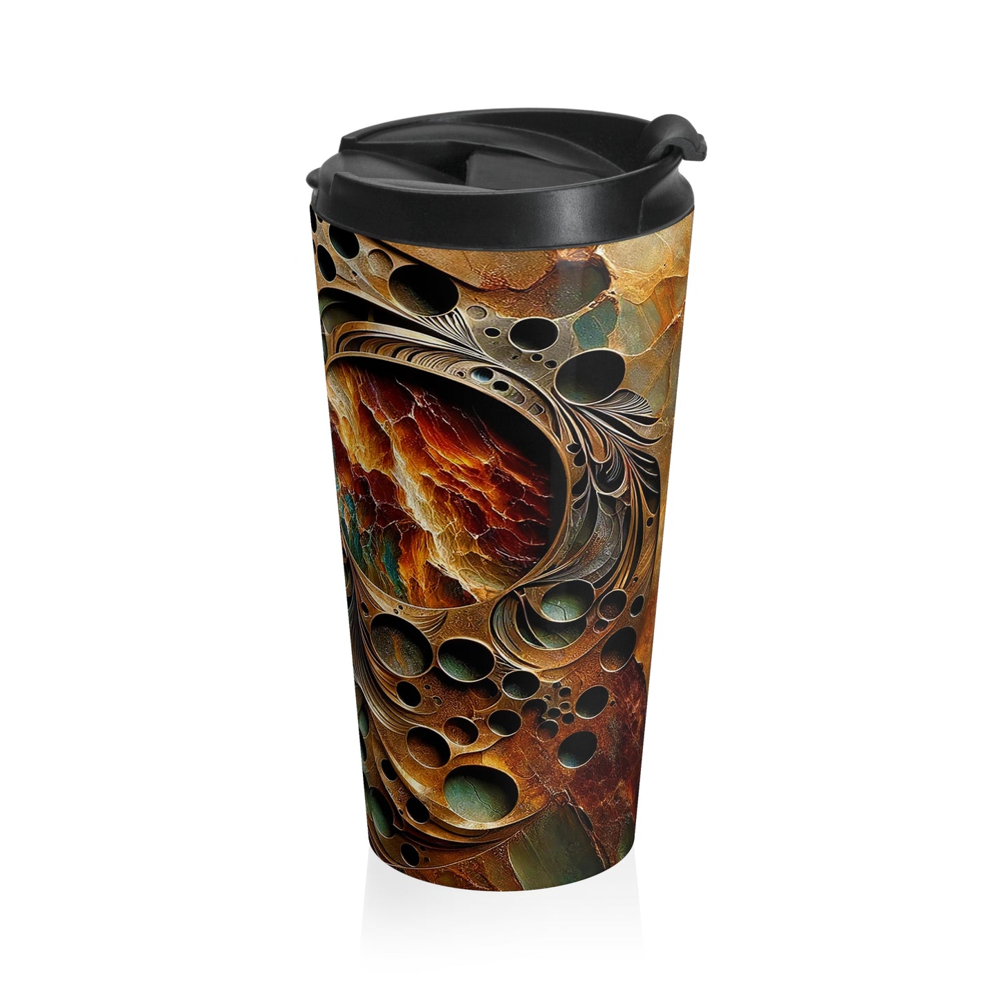 Stainless Steel Travel Mug - Rustic Dream ©2024