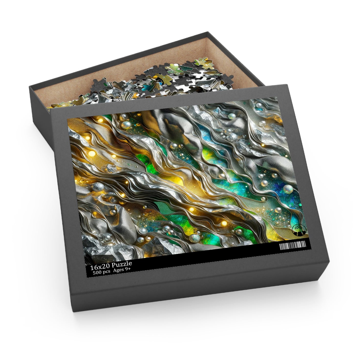 Puzzle (500-Piece) - Chromatic Ribbons ©2024