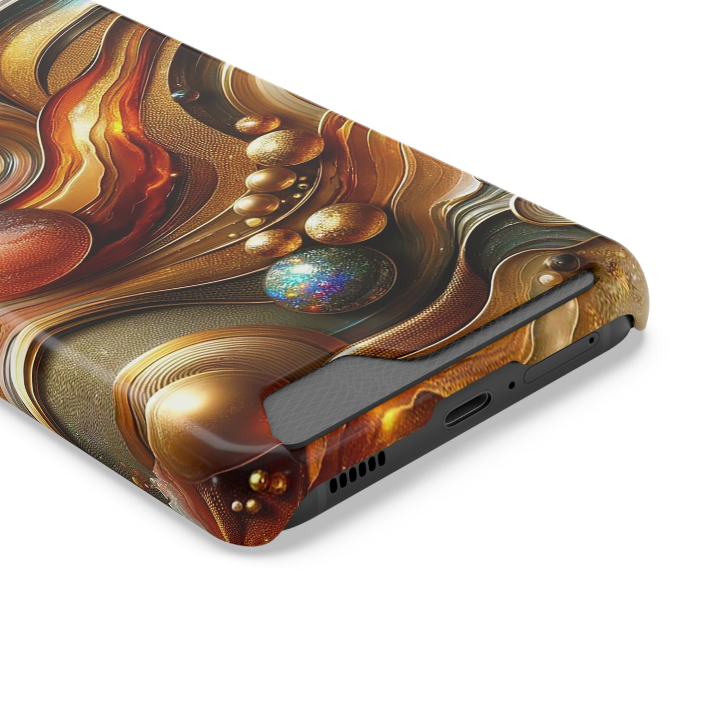 Phone Case with Card Holder - Love's Impact ©2024