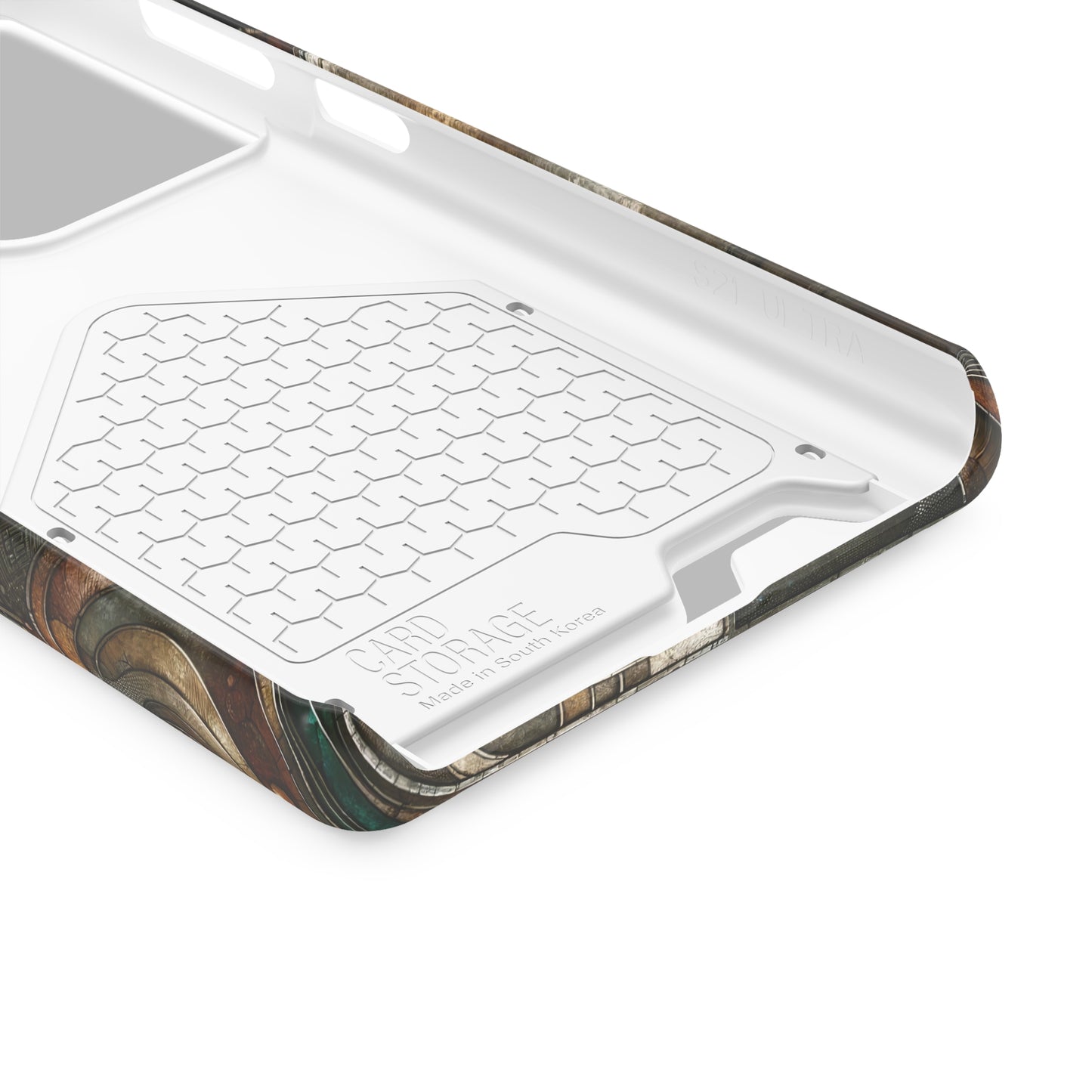 Phone Case with Card Holder - Chromatic Reverie 1 ©2024