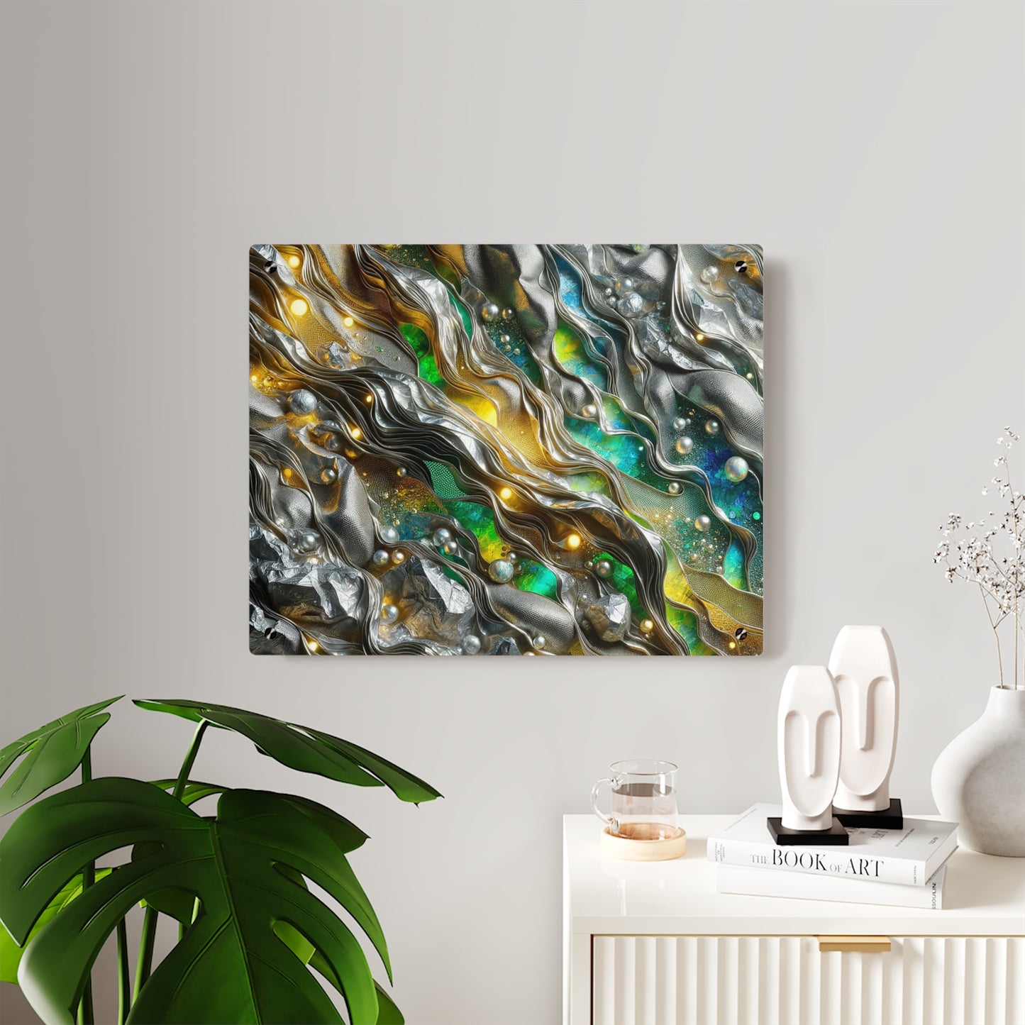 Acrylic Wall Art Panels - Chromatic Ribbons ©2024
