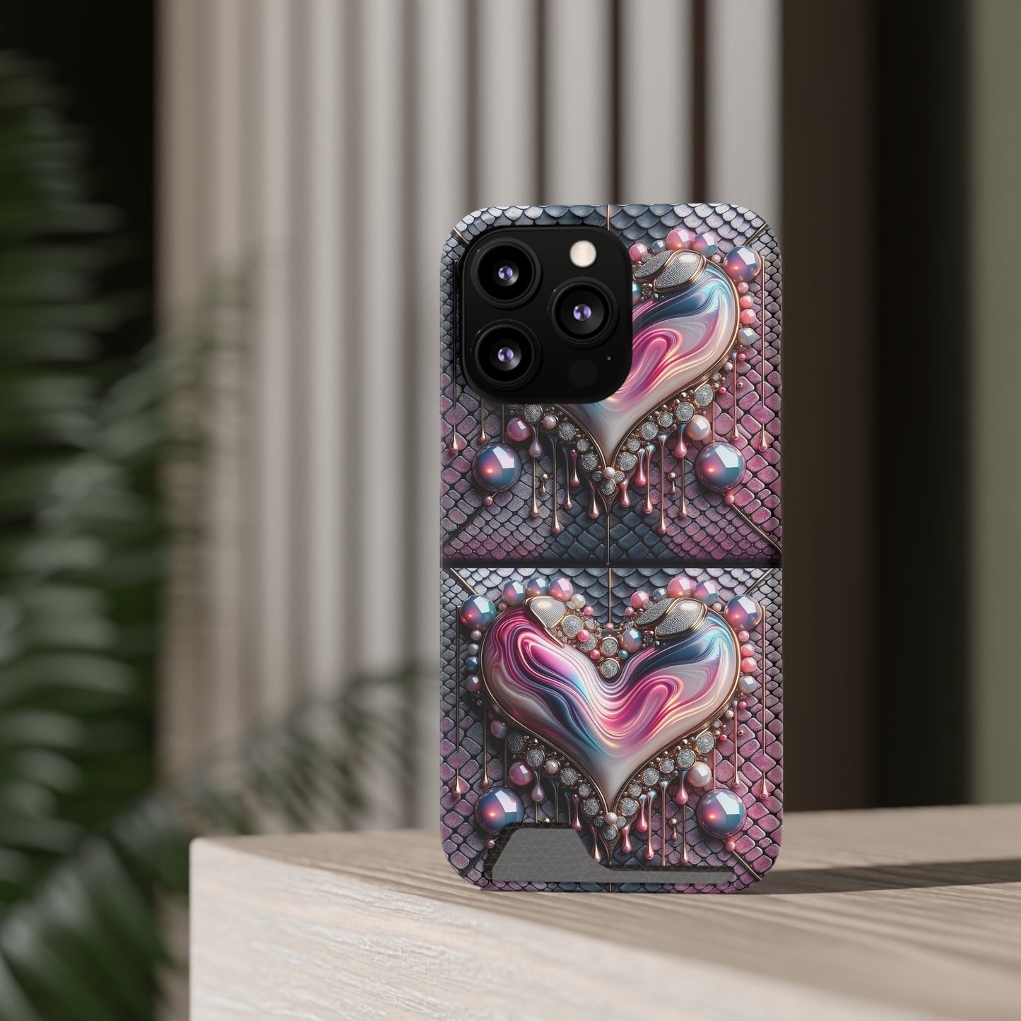 Tenderness ©2024 Phone Case With Card Holder