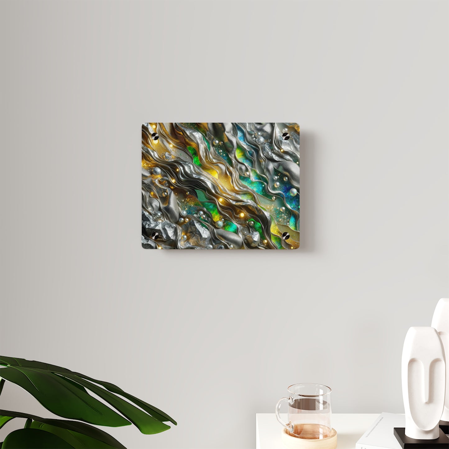 Acrylic Wall Art Panels - Chromatic Ribbons ©2024