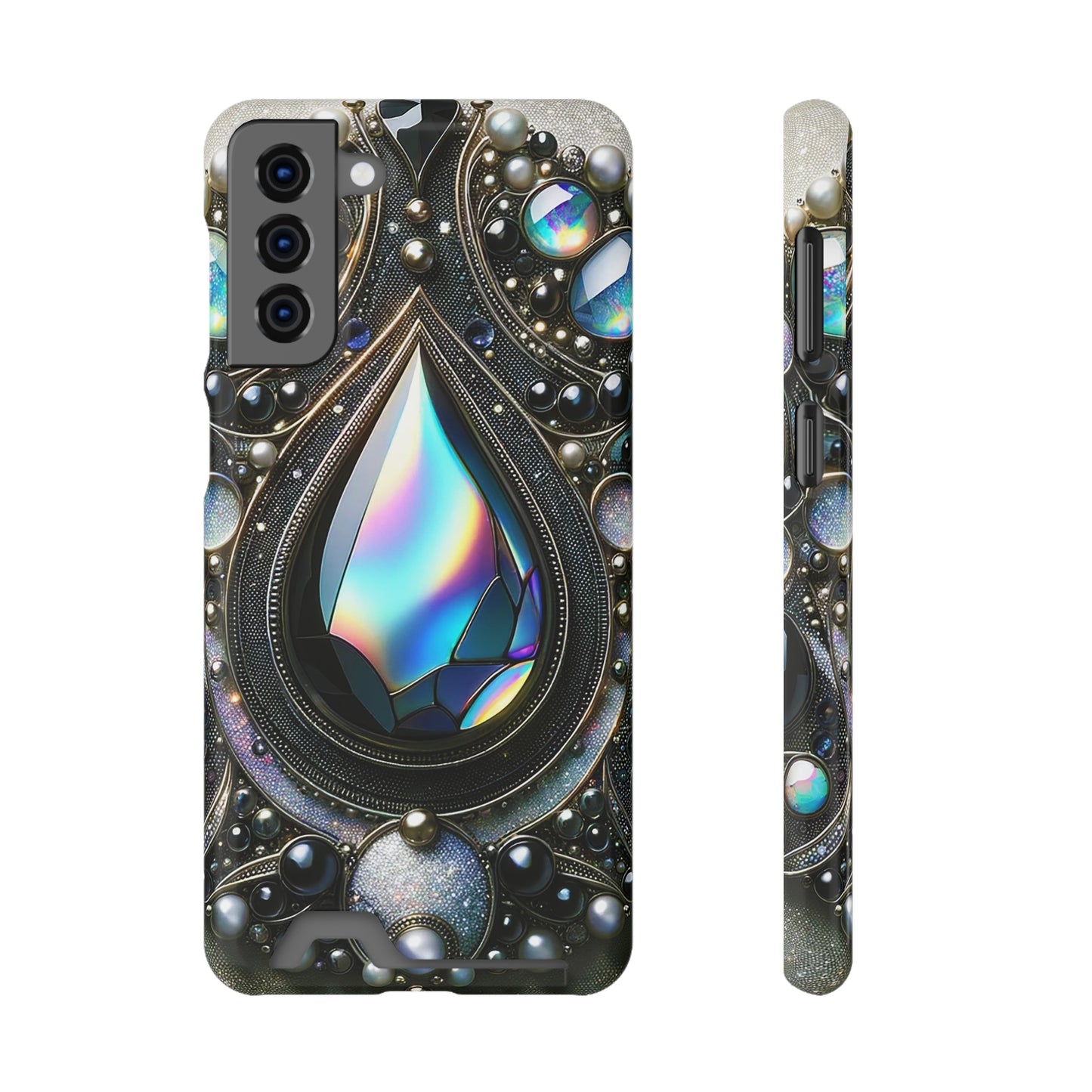 Phone Case with Card Holder - Sophisticated Power ©2024