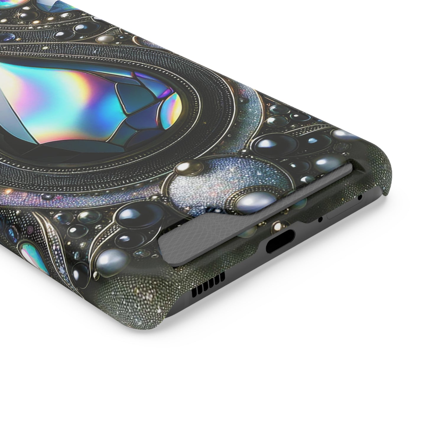 Phone Case with Card Holder - Sophisticated Power ©2024