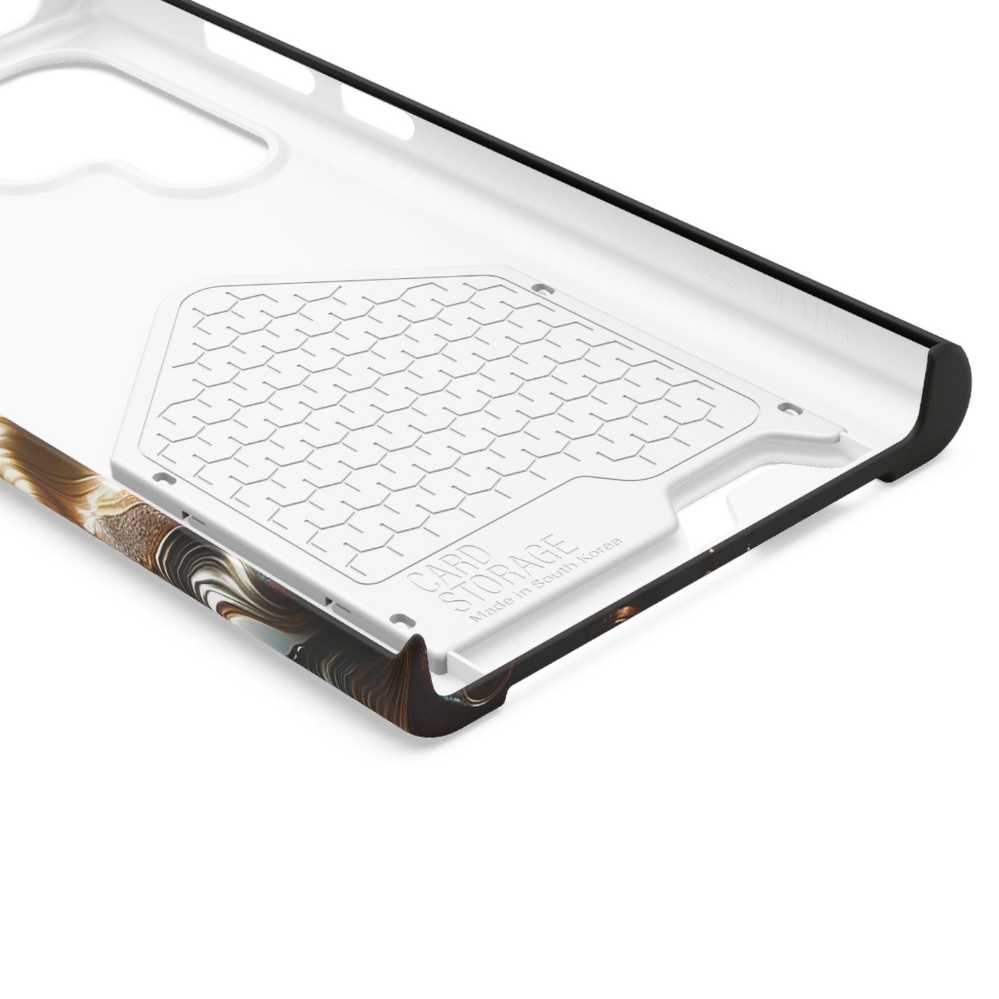 Phone Case with Card Holder - Fused Opulence ©2024