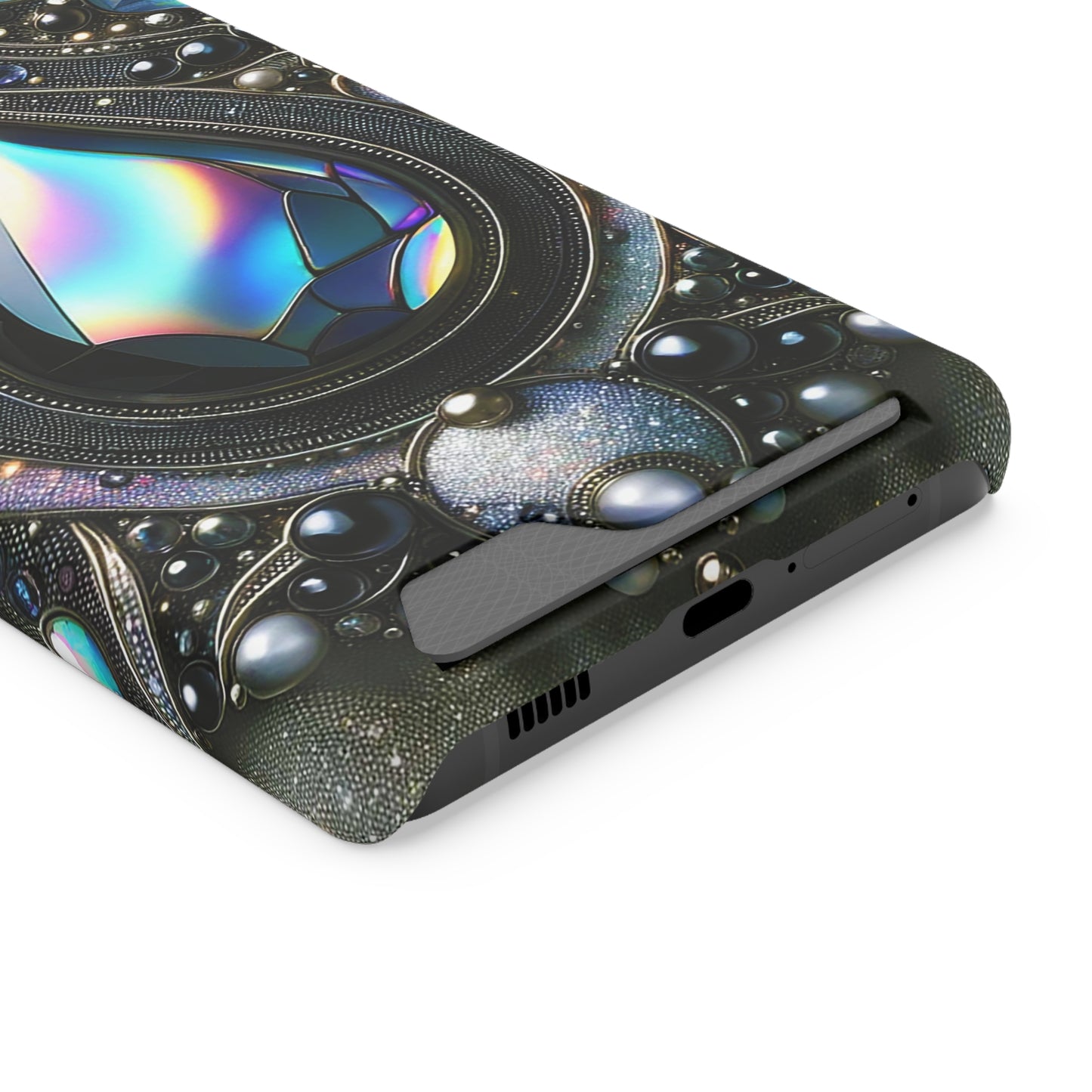 Phone Case with Card Holder - Sophisticated Power ©2024