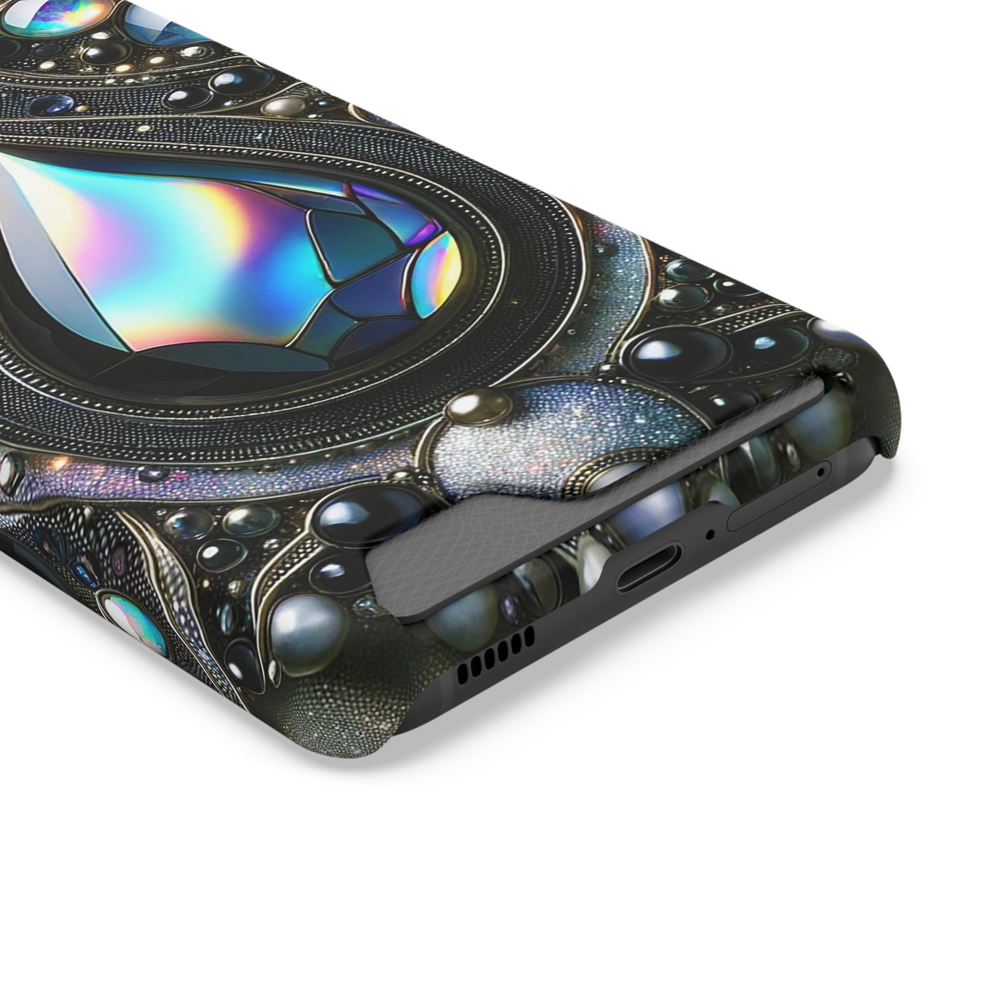 Phone Case with Card Holder - Sophisticated Power ©2024