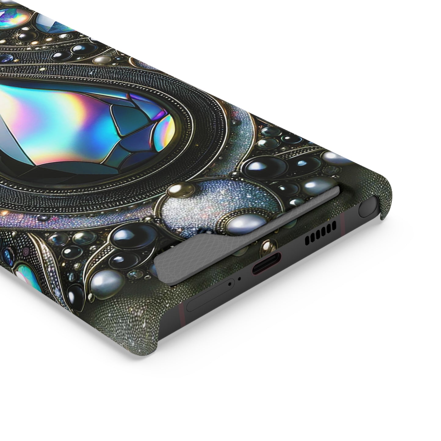 Phone Case with Card Holder - Sophisticated Power ©2024