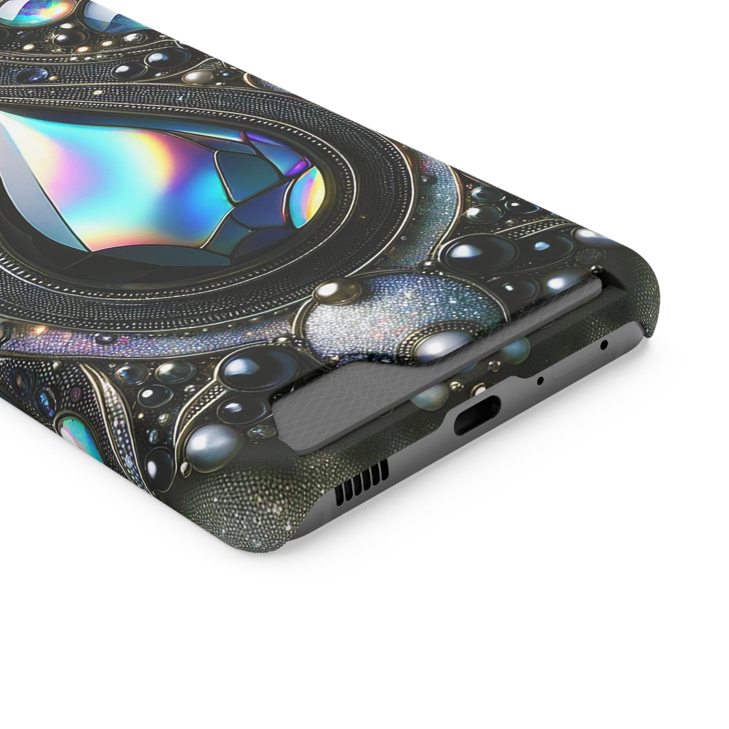 Phone Case with Card Holder - Sophisticated Power ©2024