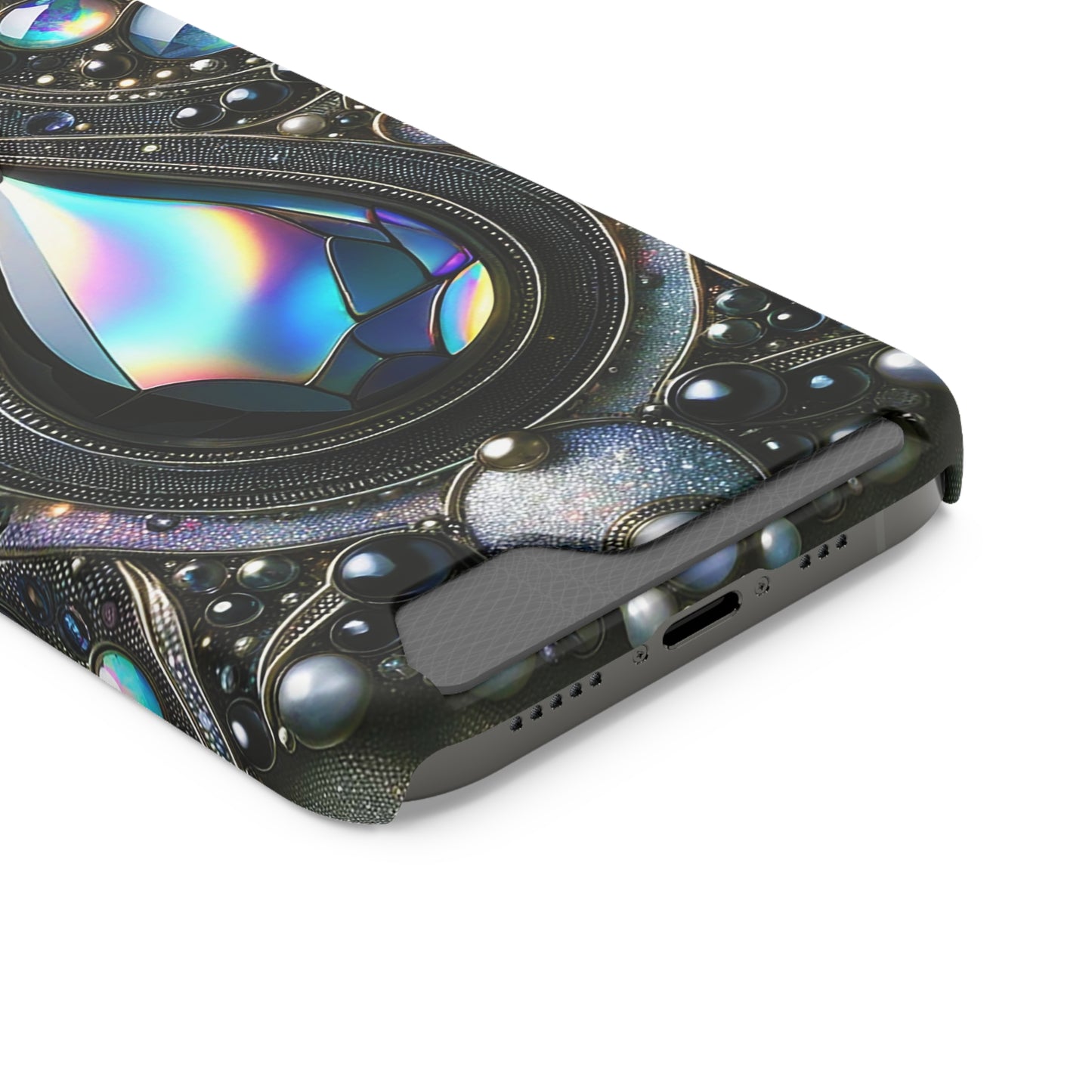 Phone Case with Card Holder - Sophisticated Power ©2024