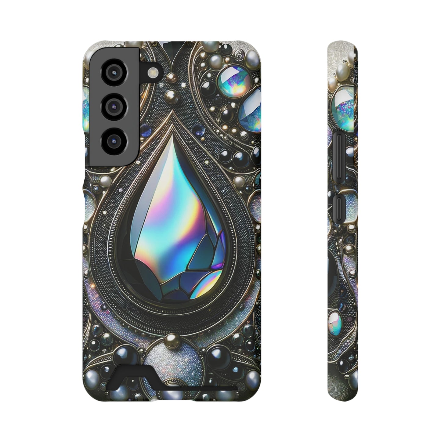 Phone Case with Card Holder - Sophisticated Power ©2024