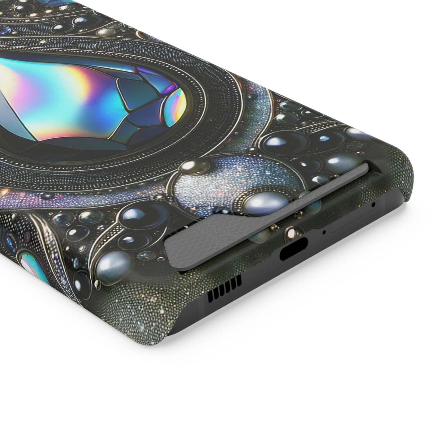 Phone Case with Card Holder - Sophisticated Power ©2024