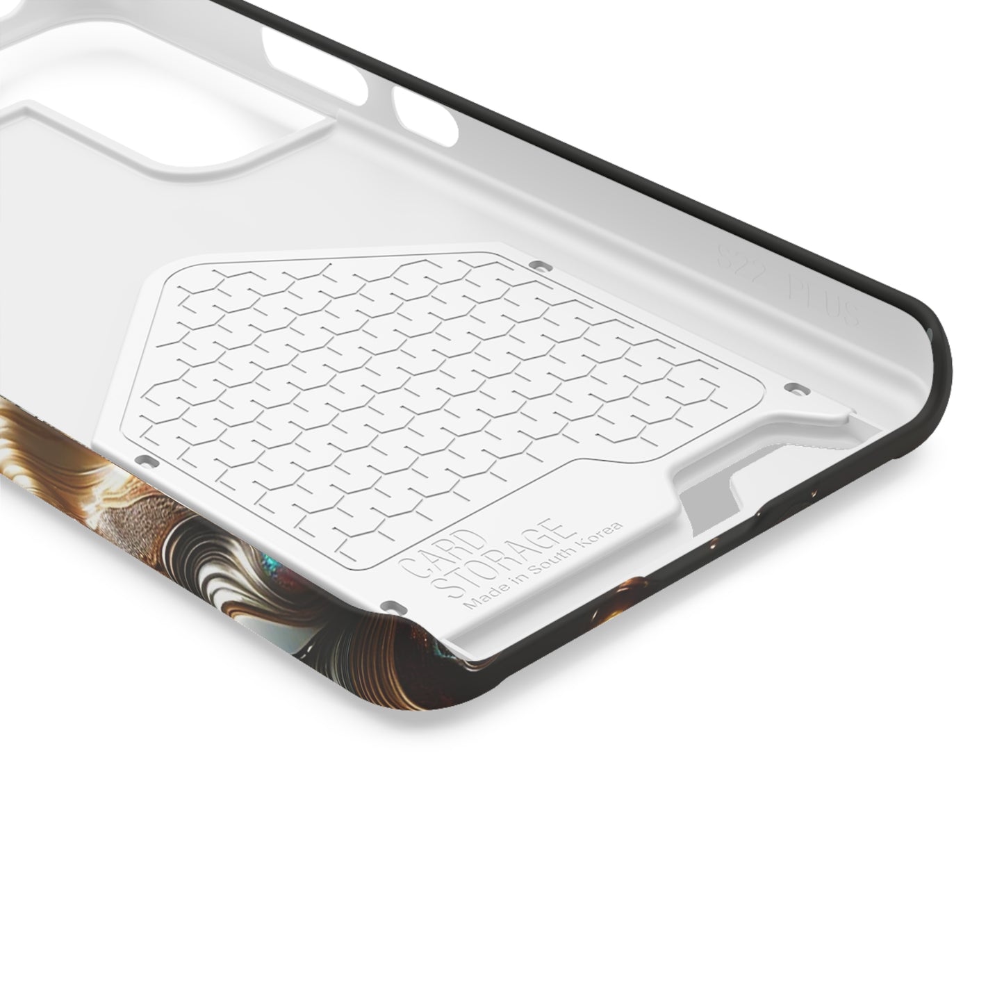 Phone Case with Card Holder - Fused Opulence ©2024