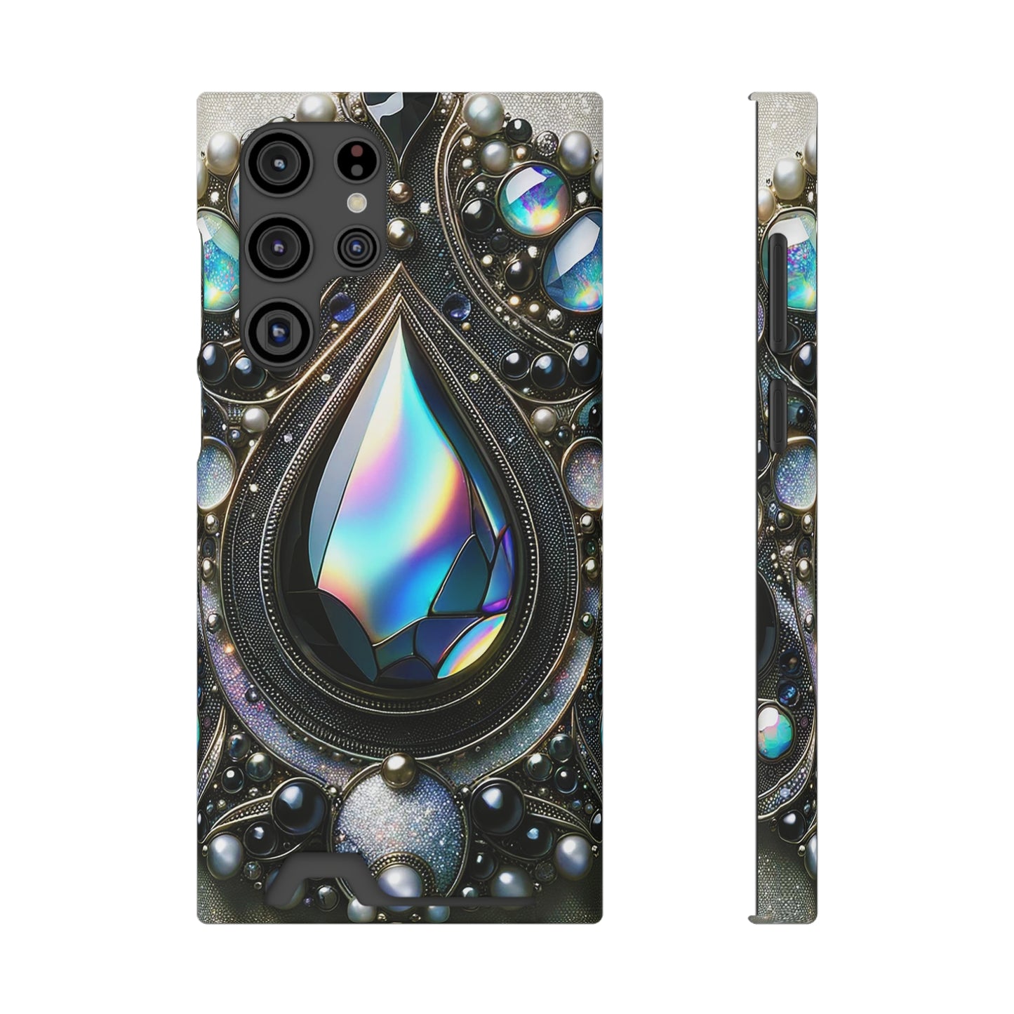 Phone Case with Card Holder - Sophisticated Power ©2024