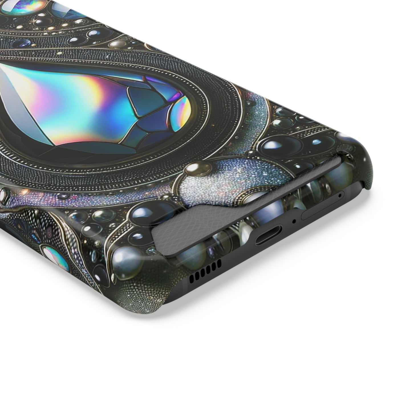 Phone Case with Card Holder - Sophisticated Power ©2024