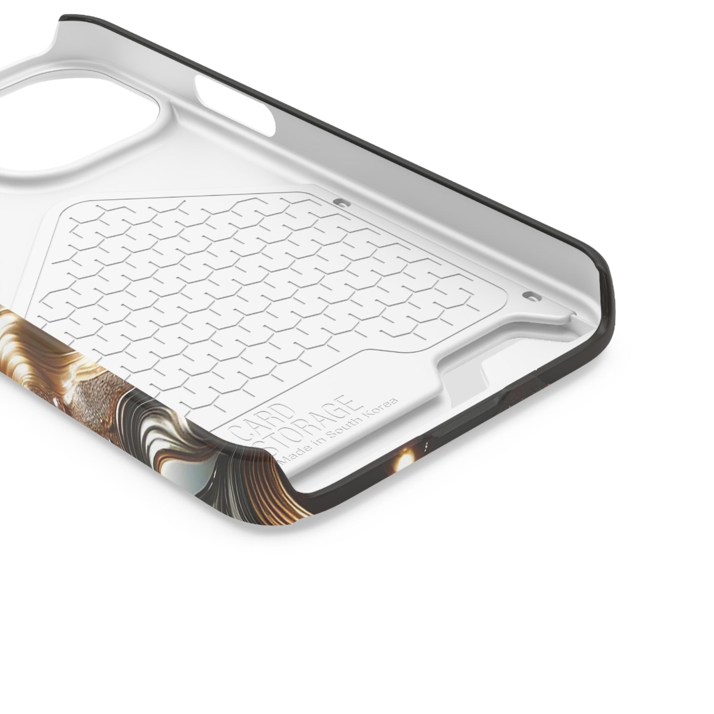 Phone Case with Card Holder - Fused Opulence ©2024