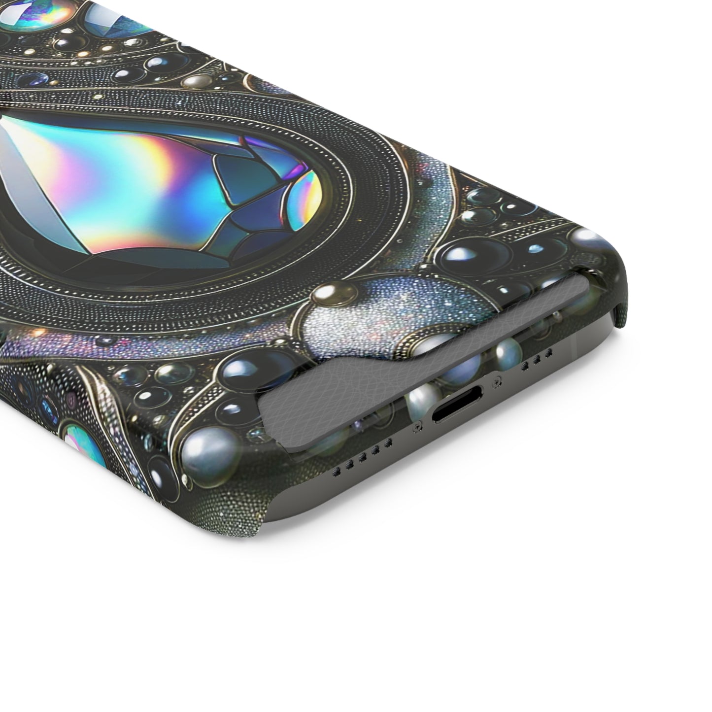 Phone Case with Card Holder - Sophisticated Power ©2024