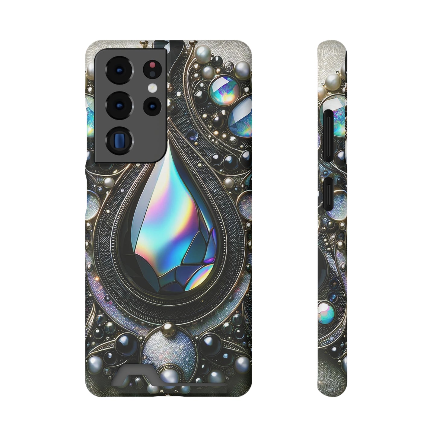 Phone Case with Card Holder - Sophisticated Power ©2024