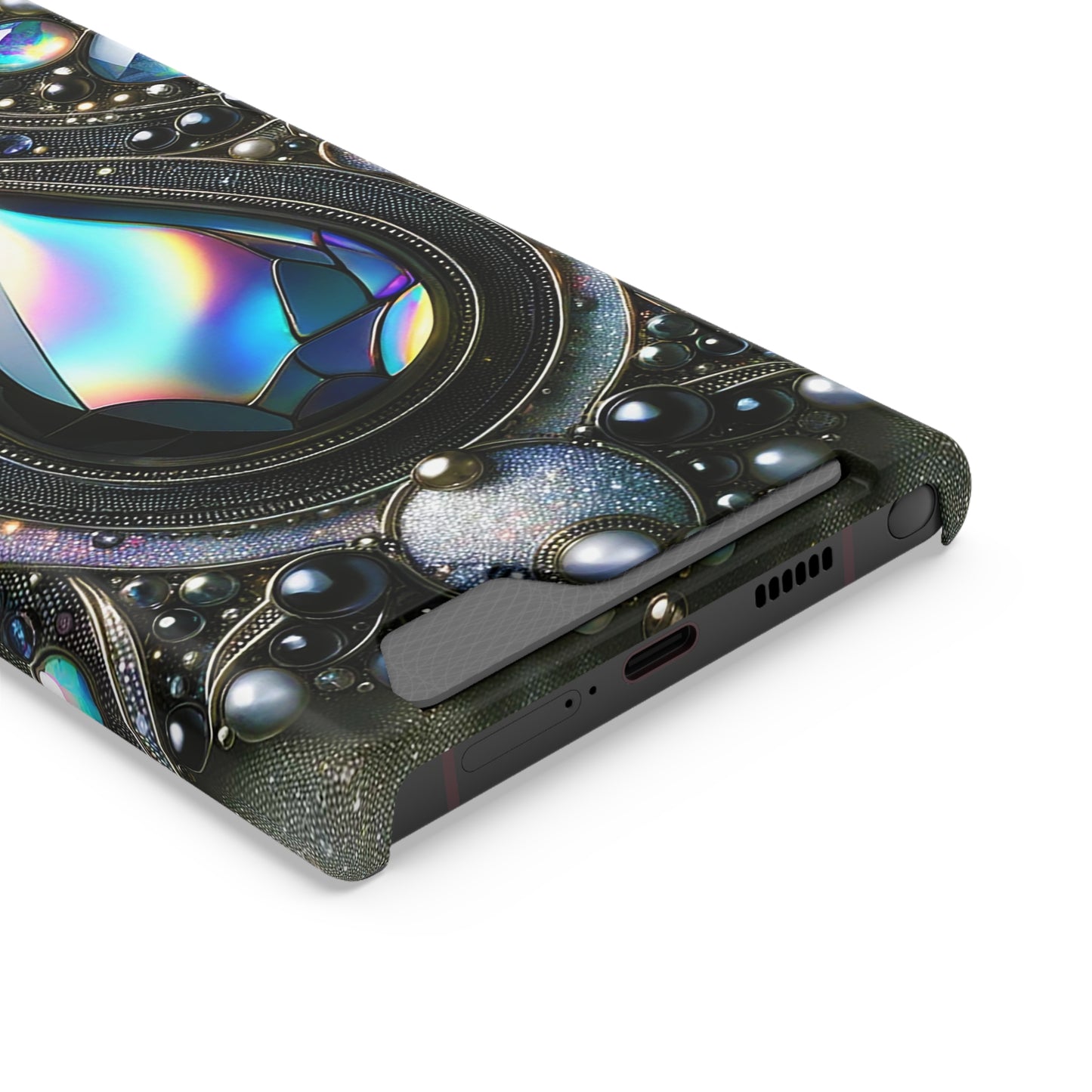 Phone Case with Card Holder - Sophisticated Power ©2024