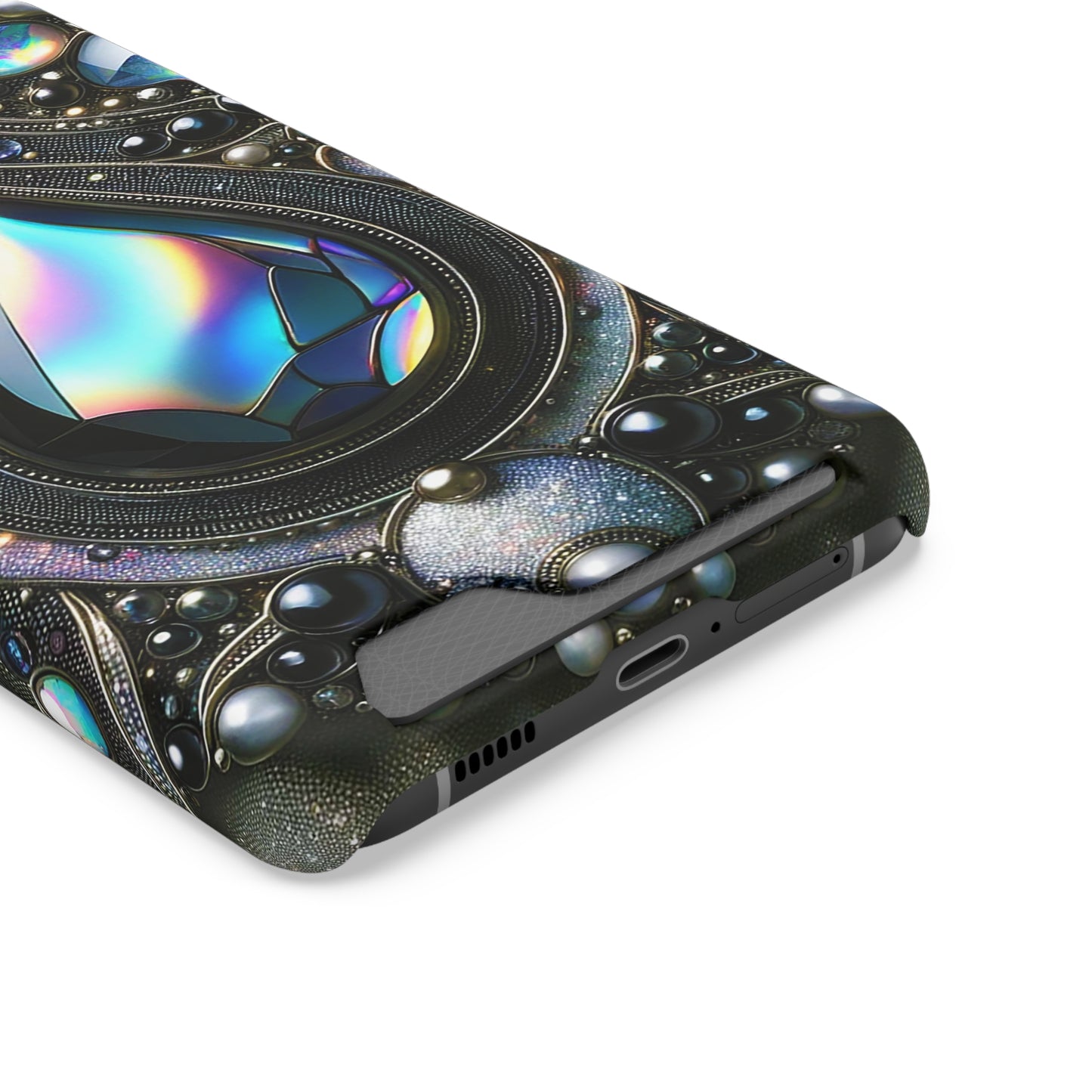 Phone Case with Card Holder - Sophisticated Power ©2024