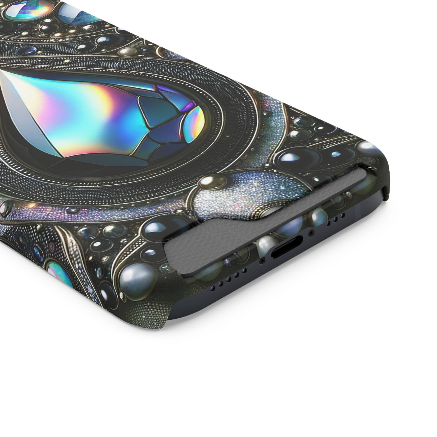 Phone Case with Card Holder - Sophisticated Power ©2024