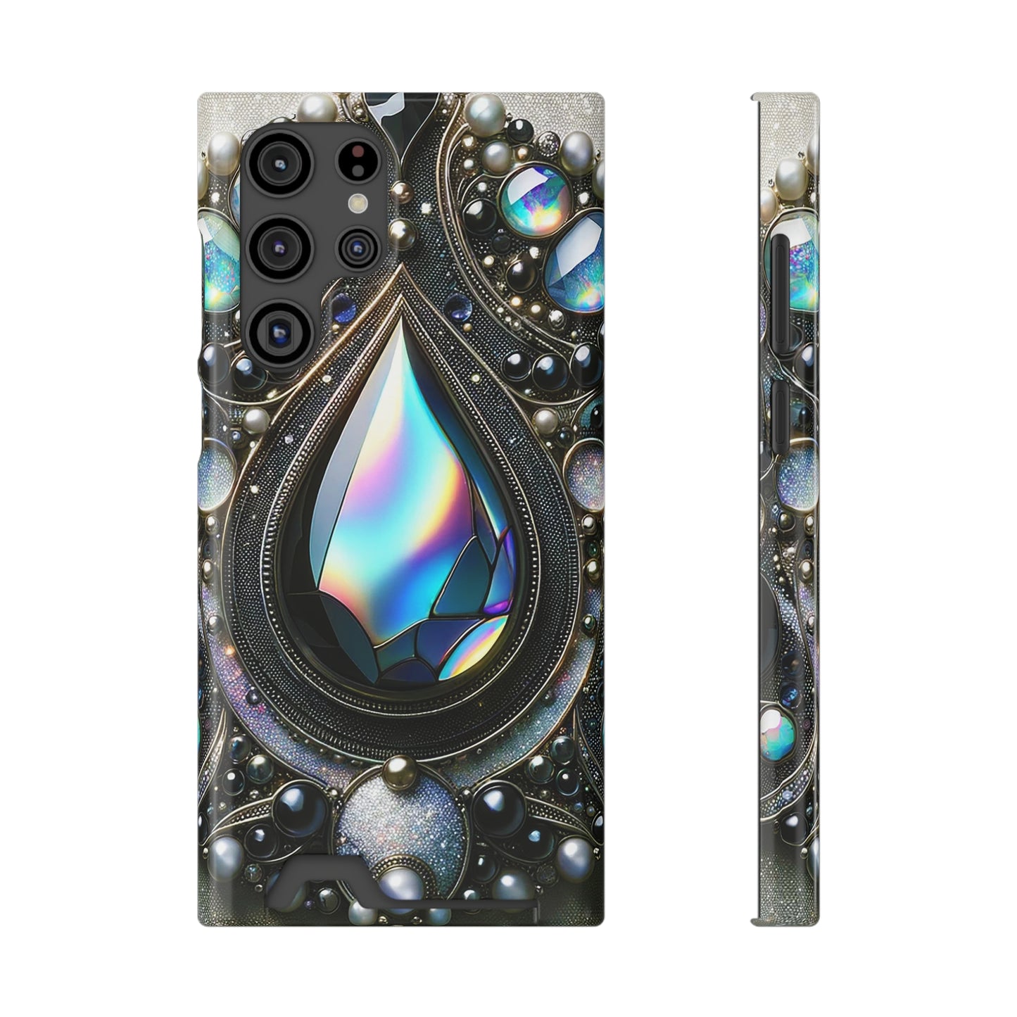 Phone Case with Card Holder - Sophisticated Power ©2024