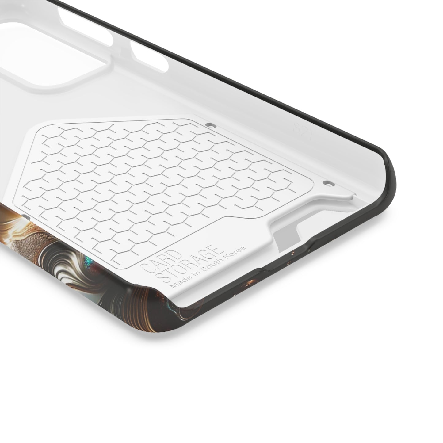 Phone Case with Card Holder - Fused Opulence ©2024