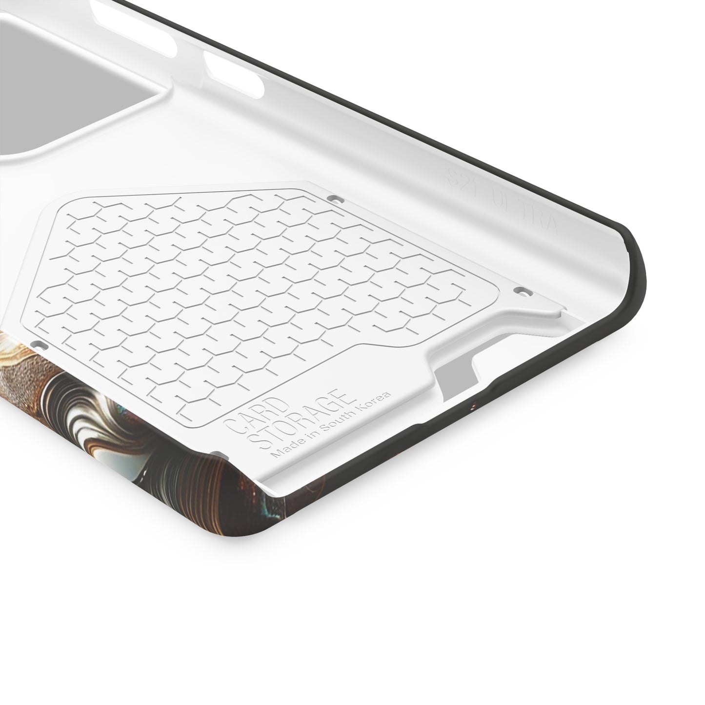 Phone Case with Card Holder - Fused Opulence ©2024